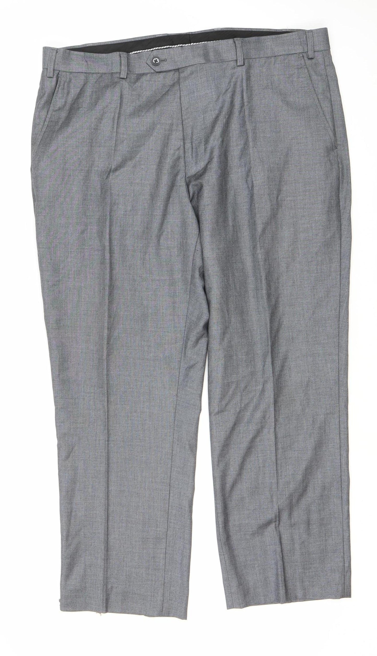 Charlton Gray Men's Grey Dress Pants, Size 40S