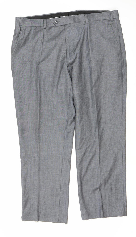 Charlton Gray Men's Grey Dress Pants, Size 40S