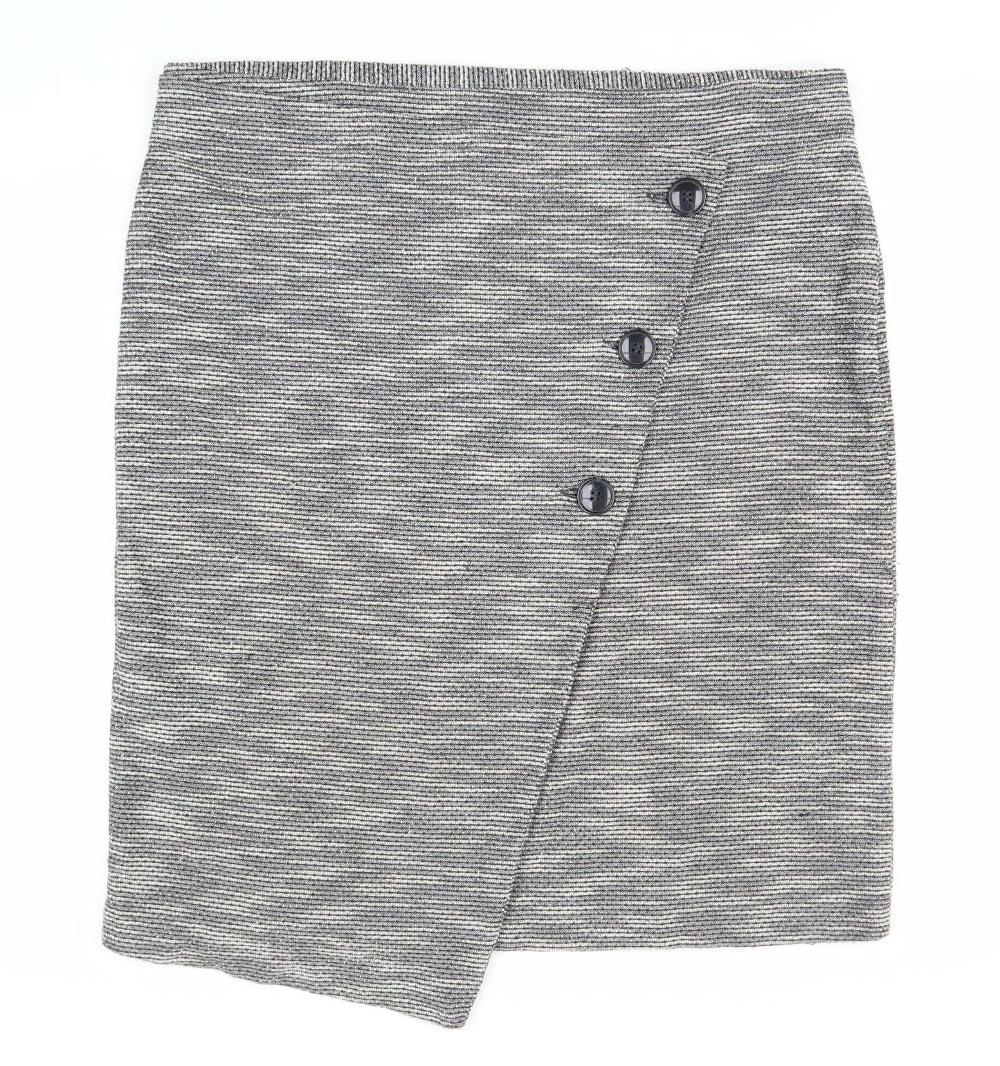 Wallis Women's Black Knee Length Pencil Skirt Size 18