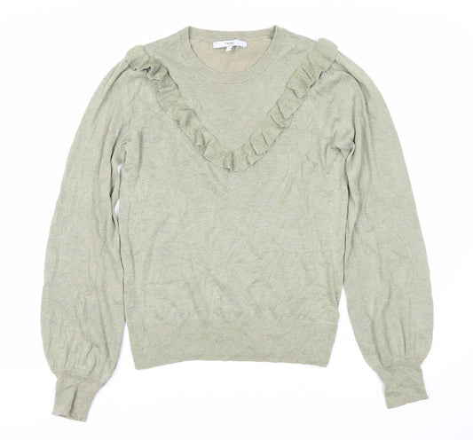 Next Women's Green Crew Neck Pullover Jumper Size 10