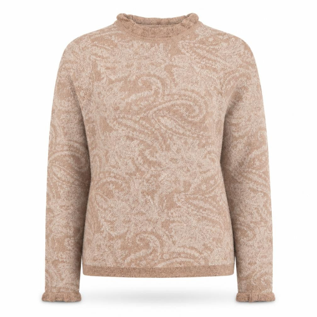Next Women's Brown Paisley Pullover Jumper XS