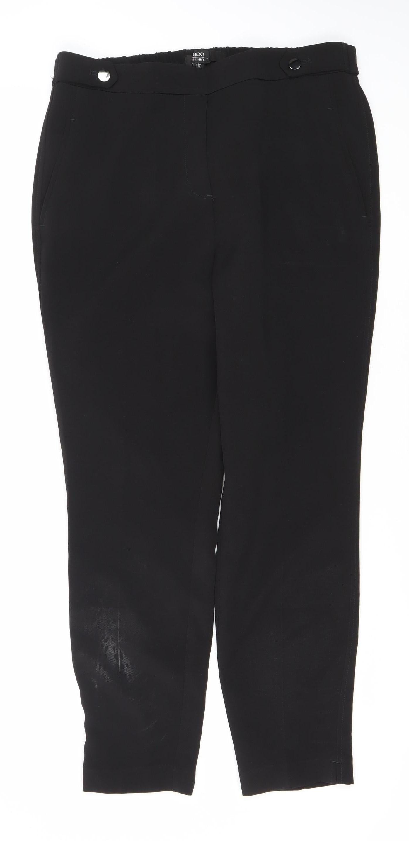 Next Women's Black Regular Trousers Size 14R