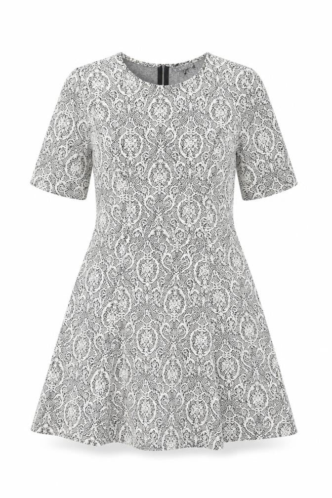 Noa Noa Women's Grey A-Line Dress, UK 8