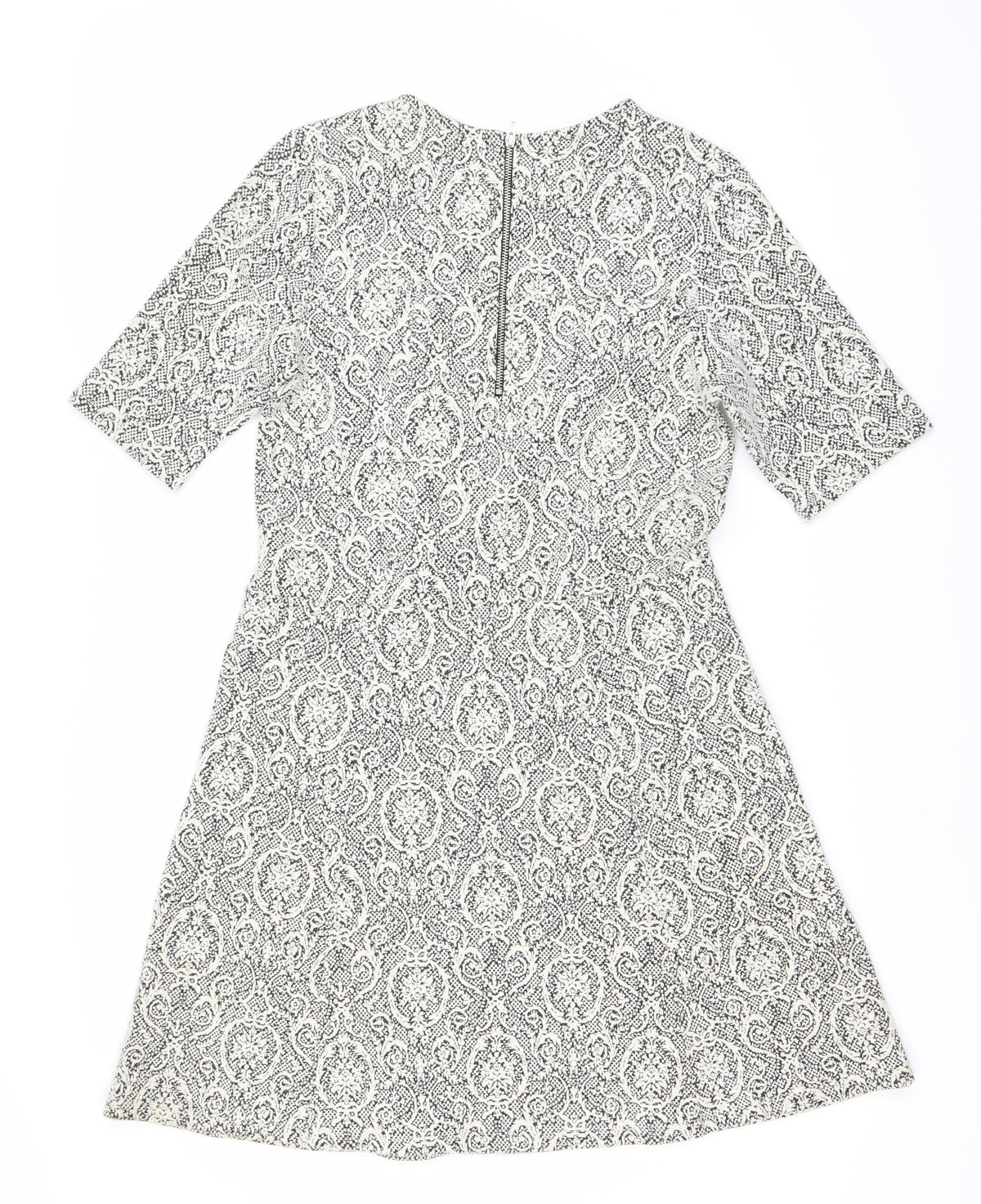 Noa Noa Women's Grey A-Line Dress, UK 8