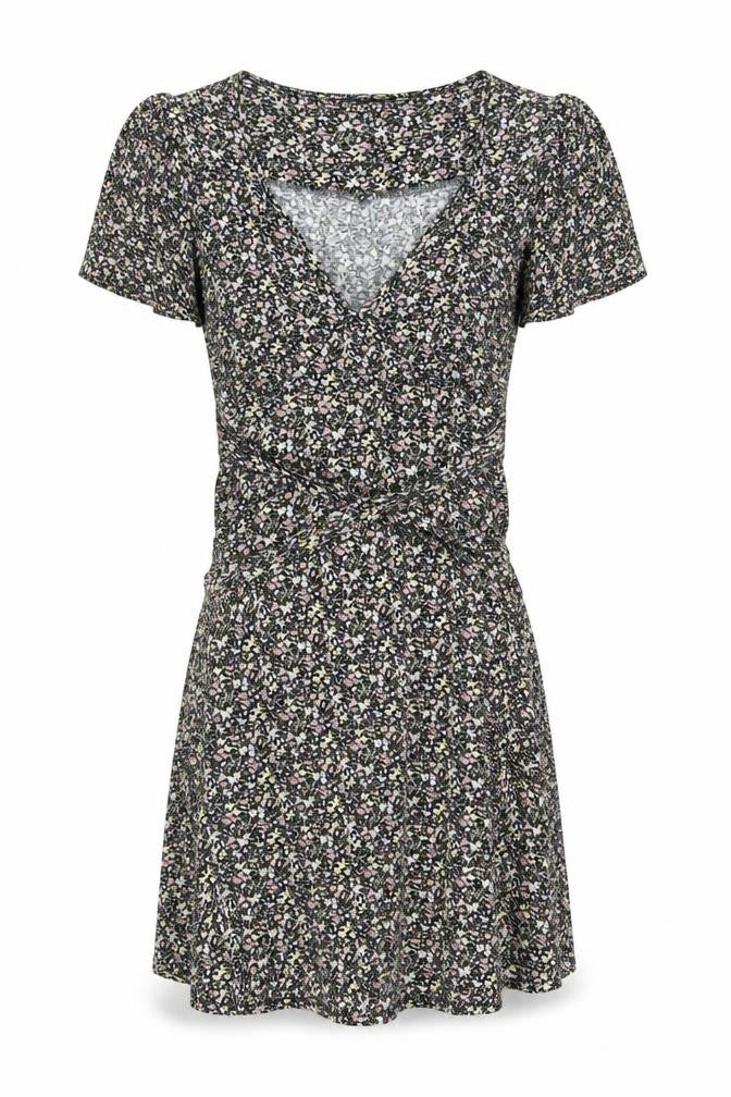 Warehouse Women's Multicoloured Floral Dress Size 6