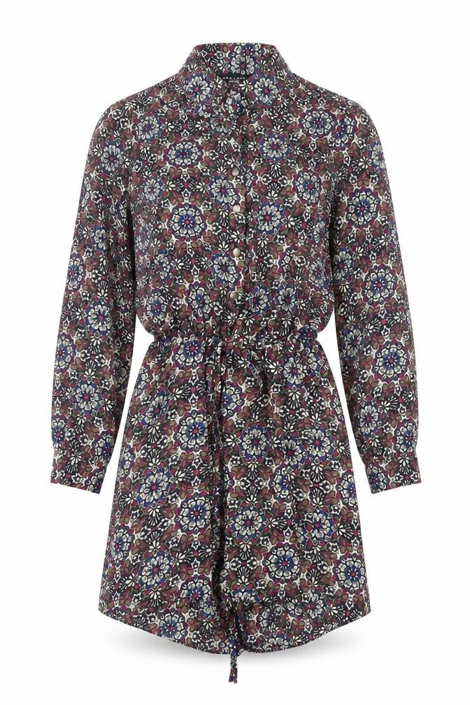 New Look Women's Multicoloured Floral Playsuit UK 6