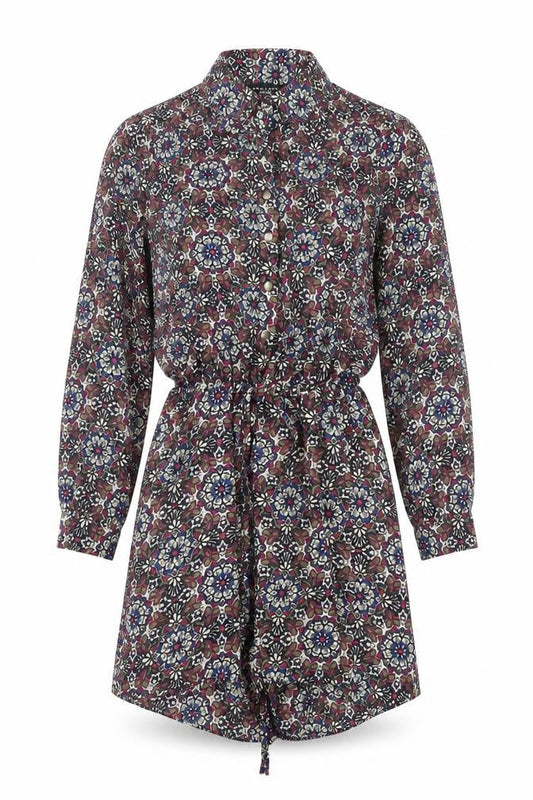 New Look Women's Multicoloured Floral Playsuit UK 6