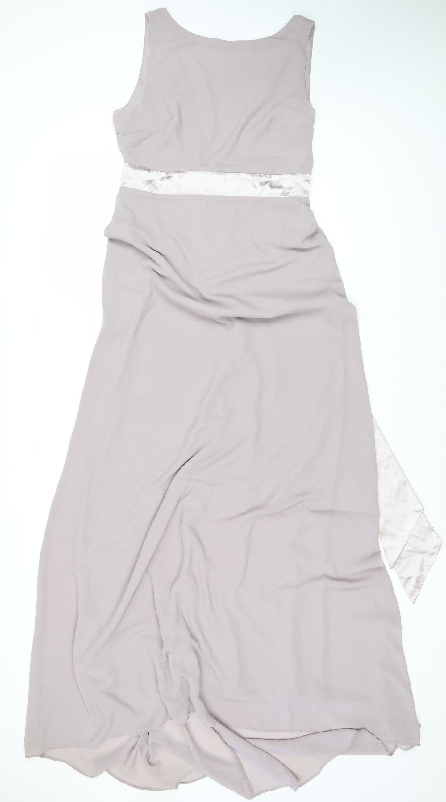 TFNC London Grey Evening Gown for Women Size 12