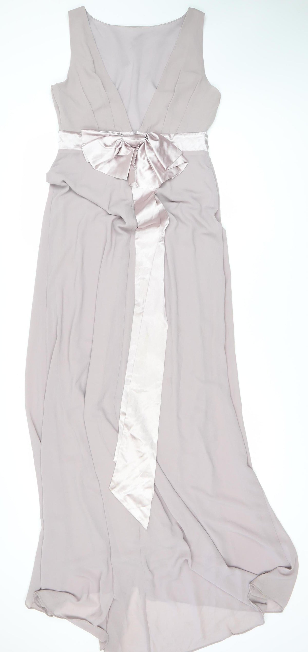 TFNC London Grey Evening Gown for Women Size 12
