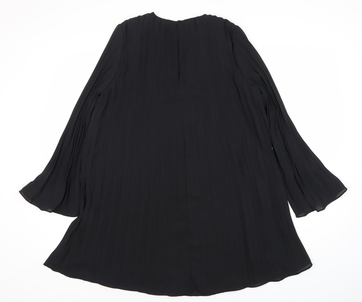 H&M Women's Black Shift Dress - Size S