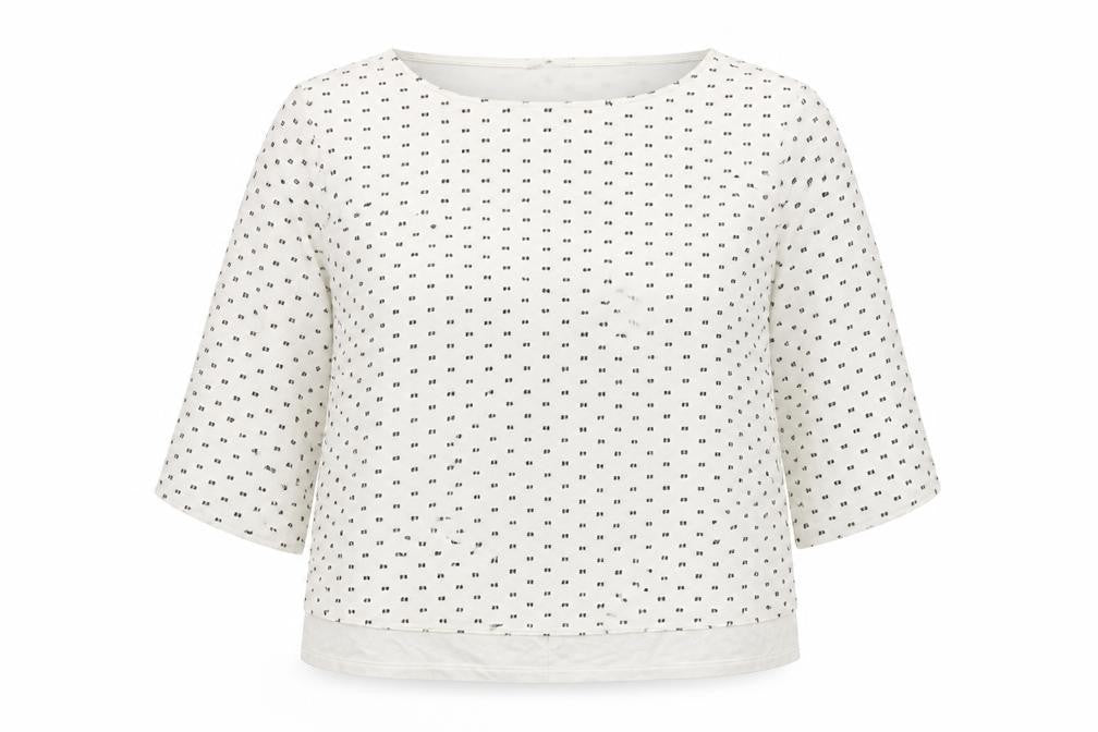 Marks & Spencer Women's White 3/4 Sleeve Viscose Blouse