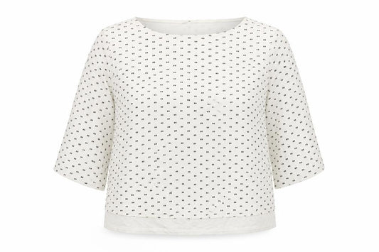 Marks and Spencer Women's White 3/4 Sleeve Viscose Blouse