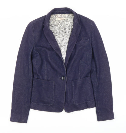 Additional front view of ESPRIT Blue Women's Blazer, size 8, Regular Fit