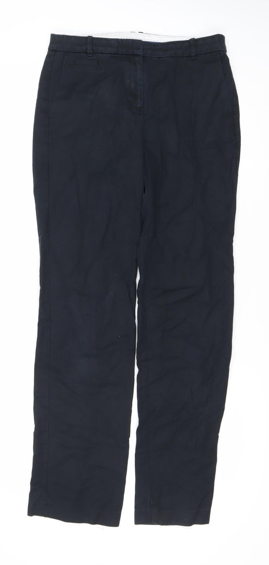 Esprit Women's Black Trousers, Size 8, Mid-Rise, Straight Leg