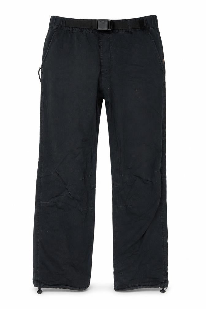 River Island Men's Black Elastic Waist Trousers S