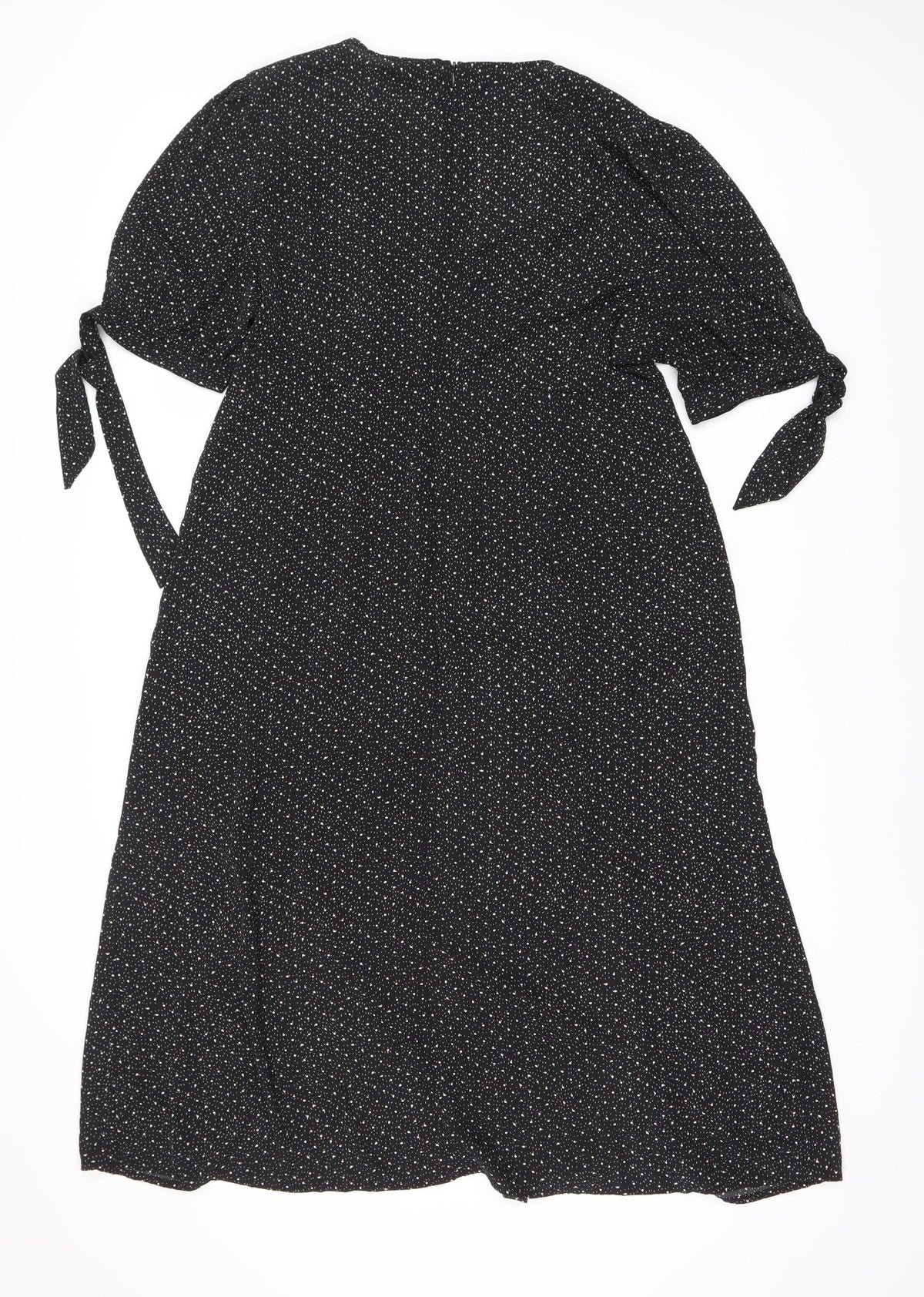QED London Women's Black Dress Size 8 with Zip Closure