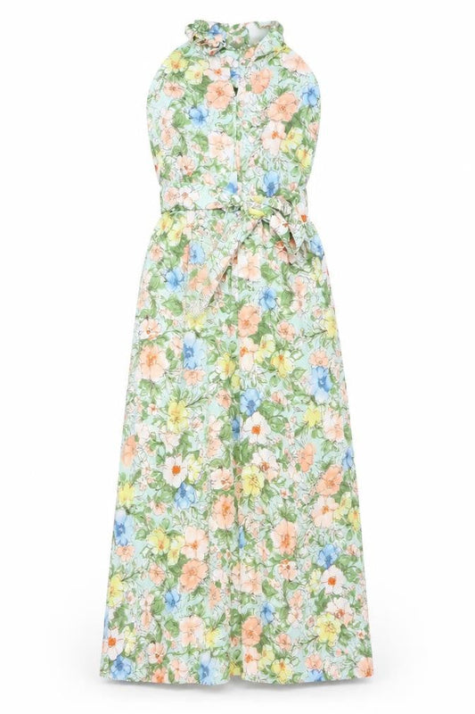 Izabel London Women's Green Floral Dress Size 10