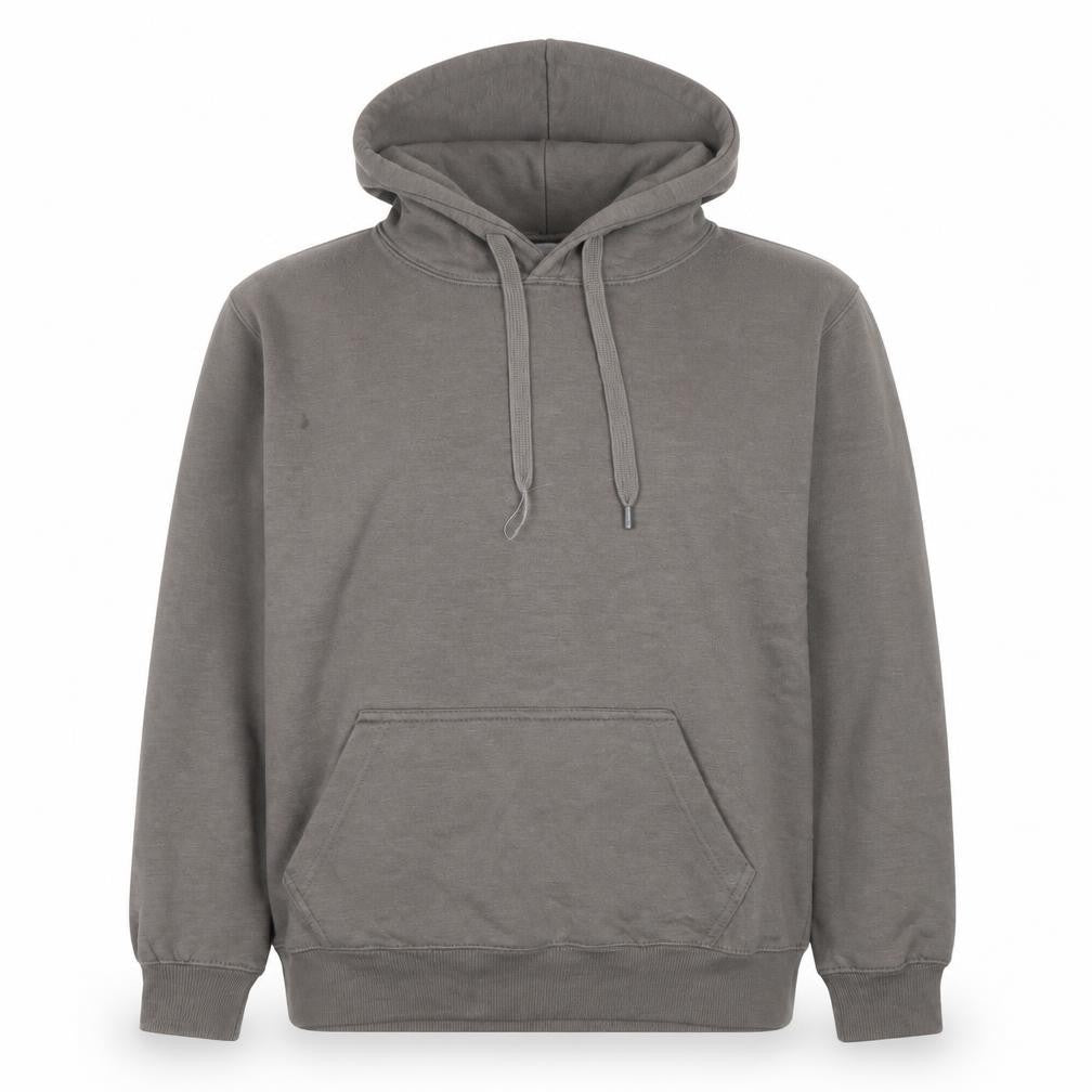 Pull&Bear Unisex Grey XS Hoodie with Drawstring and Hood
