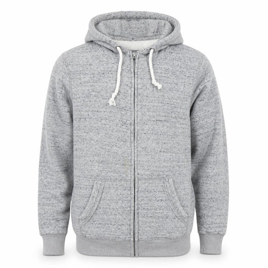 Livergy Men's Grey Full Zip Hoodie Size L