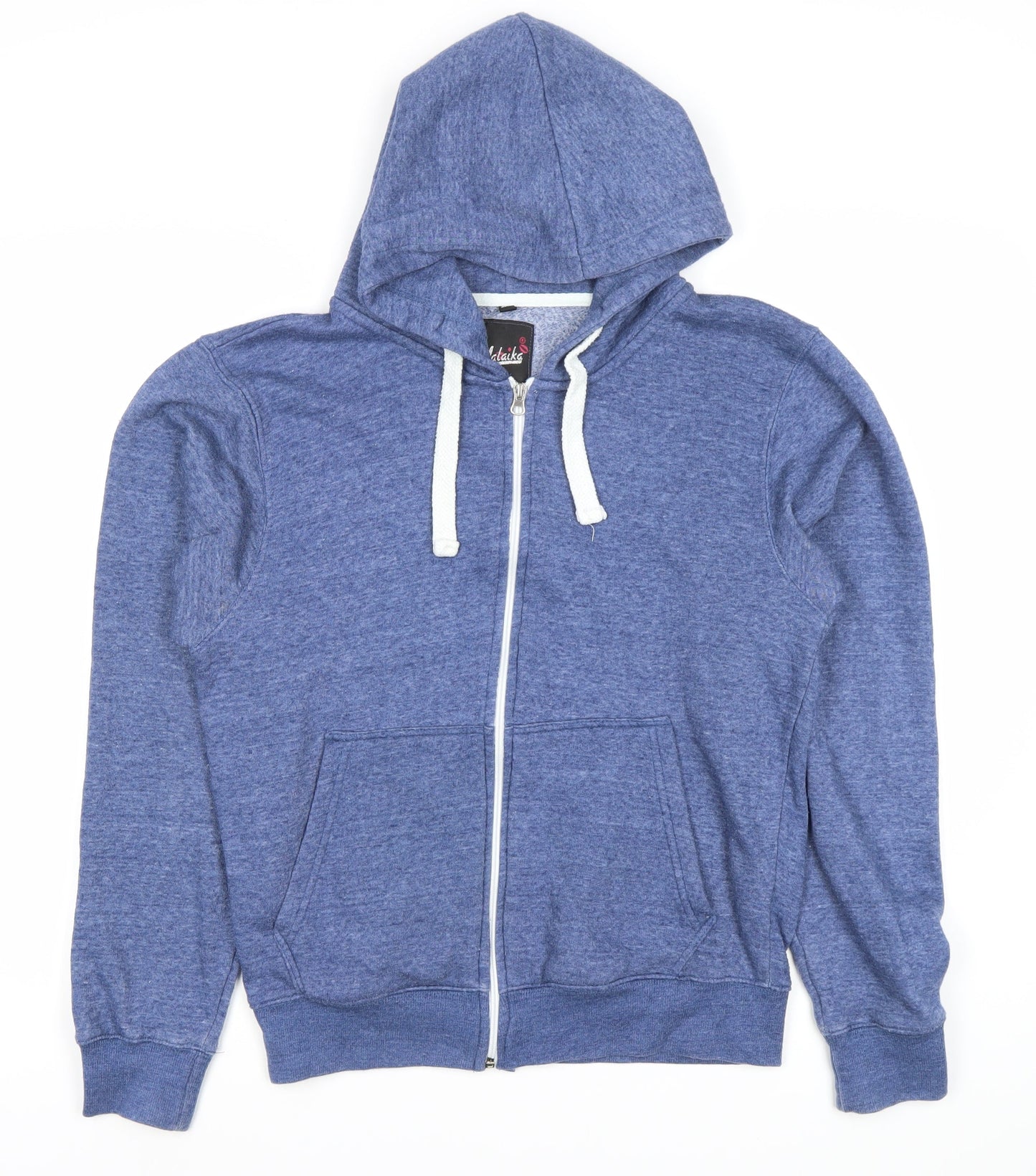 Women's Blue Full Zip Hoodie 2XL with Pockets