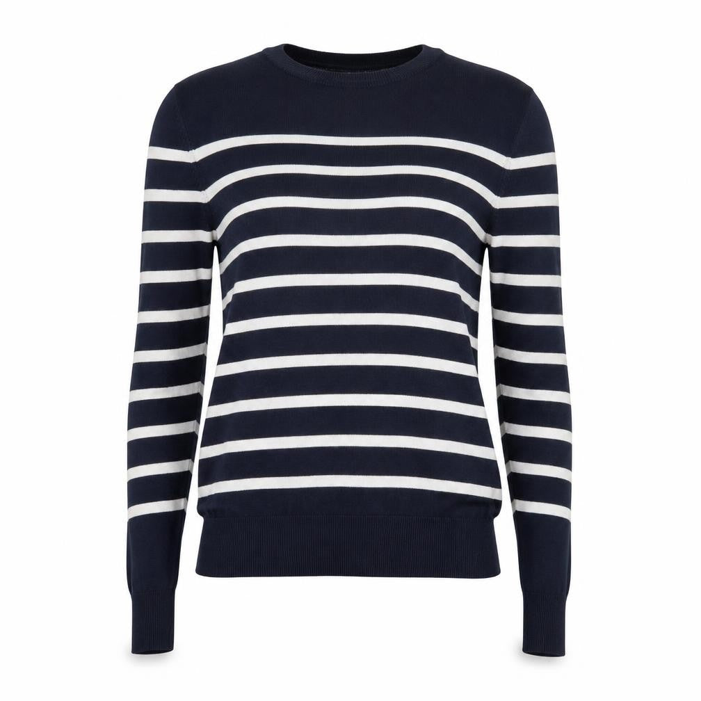 H&M Women's Black Striped Pullover Jumper XS