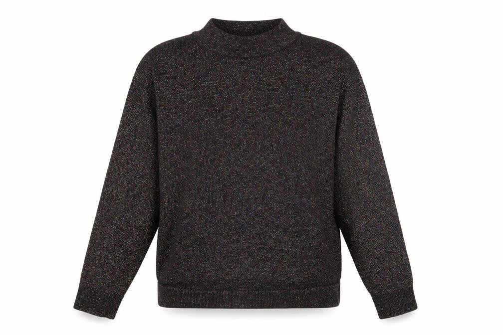 Warehouse Women's Black Mock Neck Jumper Size 12