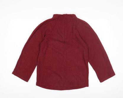 Marks & Spencer Red High Neck Women's Jumper