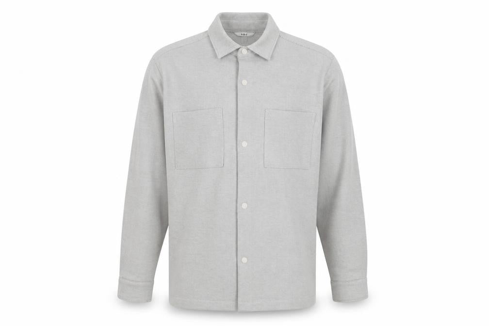 Marks and Spencer Mens Grey Button-Up Shirt M