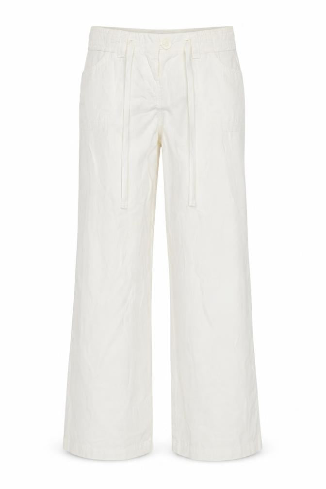 Next Women's Ivory Cargo Trousers, Size 42-43