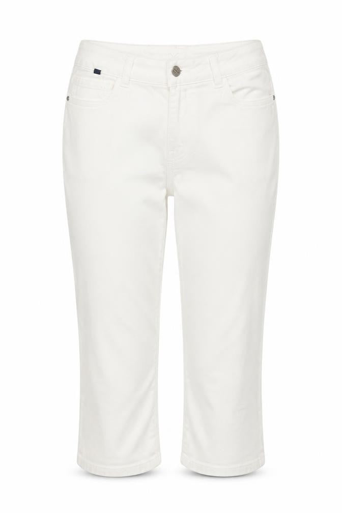 Women's White Cropped Trousers Size 10