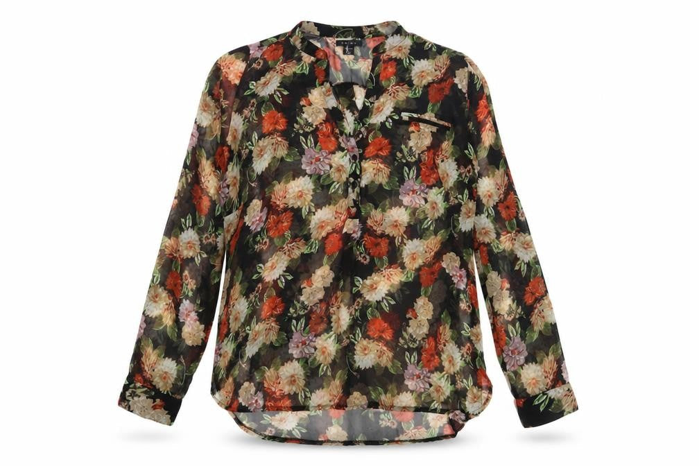 Amisu Women's Multicoloured Floral Blouse - Size M