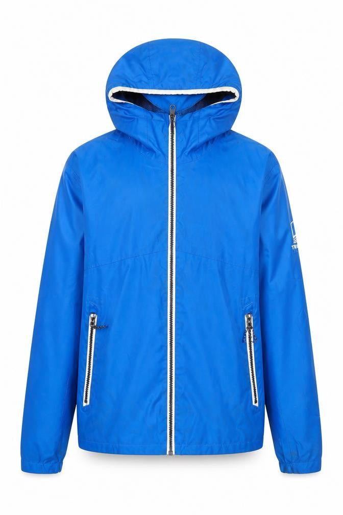 Tribord Boys Blue Waterproof Rain Coat Jacket Size 12-13 Years