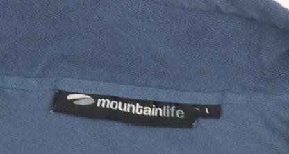 Mountain Life Men's Blue Pullover Sweatshirt L
