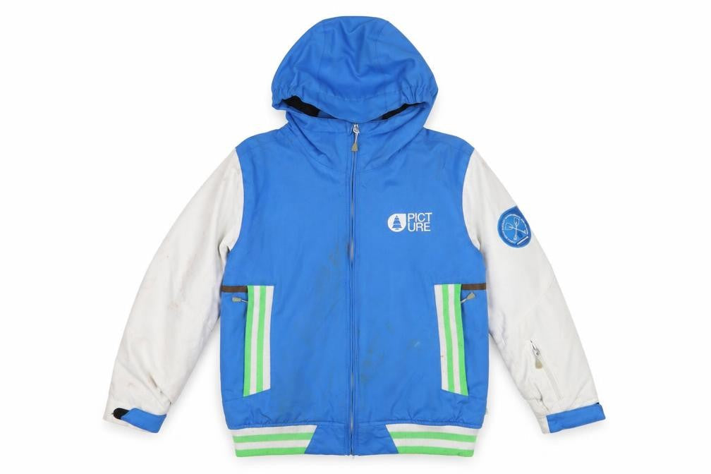 Picture Teens Blue Varsity Jacket Size 10 Winter