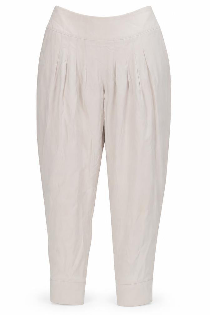 Reiss Women's Beige Trousers - Size S, Casual Style