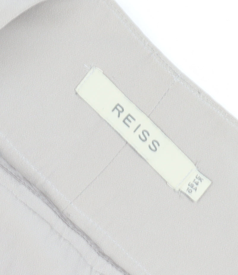 Reiss Women's Beige Trousers - Size S, Casual Style