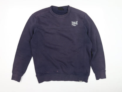 Everlast Men's Black M Pullover Sweatshirt Logo