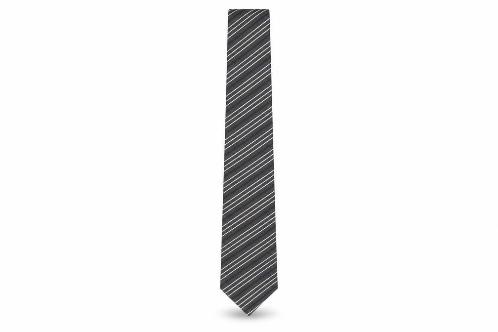 Bäumler Men's Black Striped Silk Tie One Size