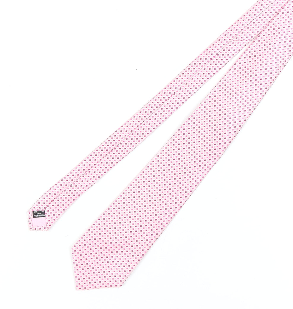 Berwin & Berwin Pink Silk Slim Tie for Men