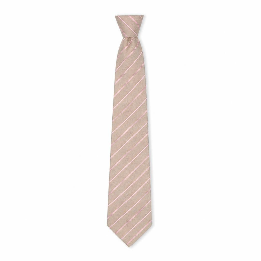 Jaeger Men's Beige Striped Silk Tie