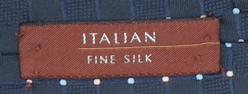 Marks & Spencer Men's Blue Silk Geometric Tie