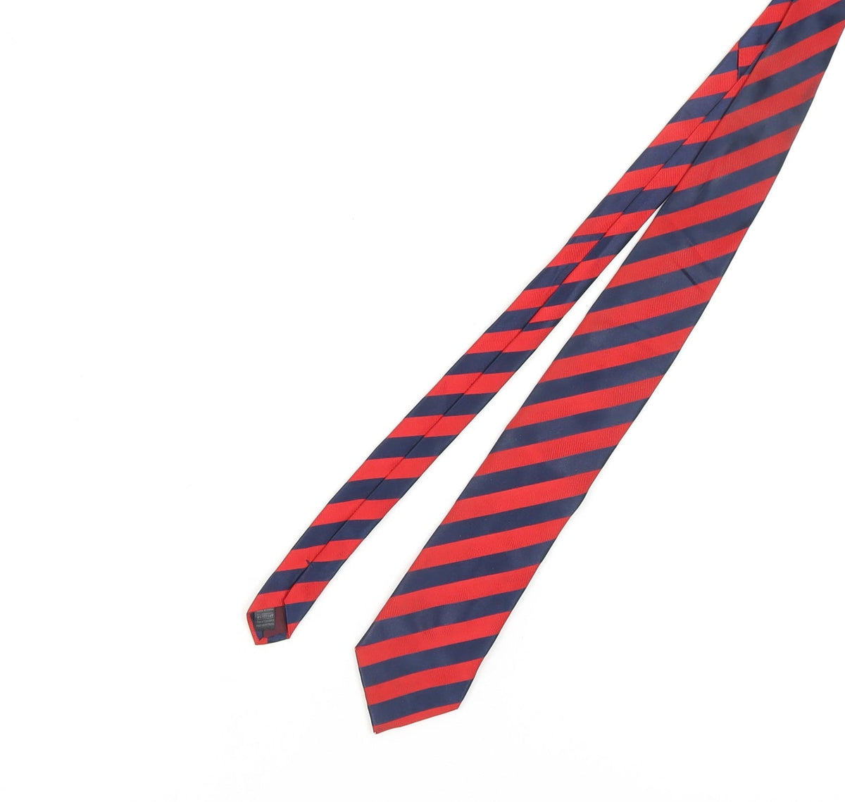 Marks & Spencer Men's Red Striped Tie - One Size