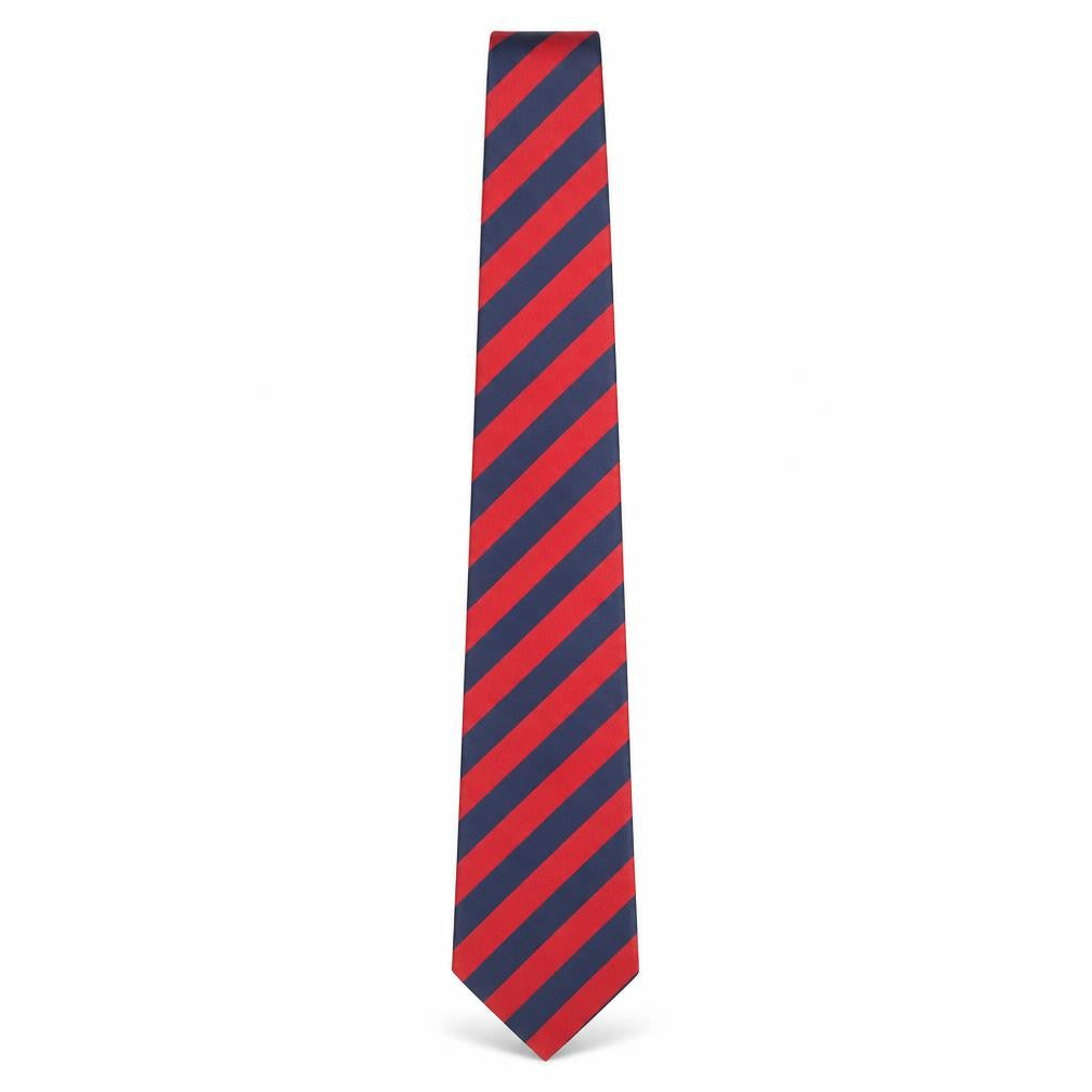 Marks & Spencer Men's Red Striped Tie - One Size
