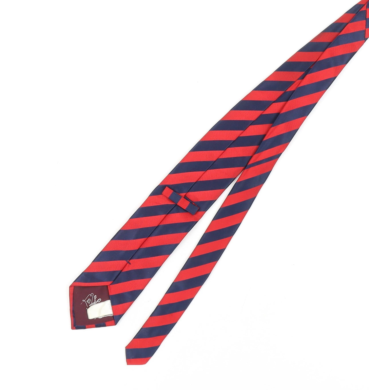 Marks & Spencer Men's Red Striped Tie - One Size