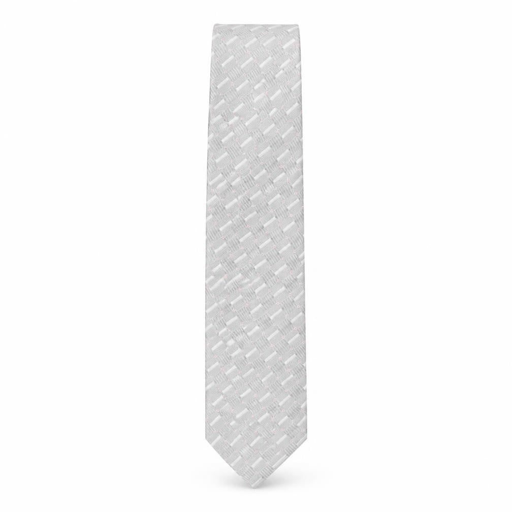 Tie Rack Men's Grey Geometric Polyester Tie