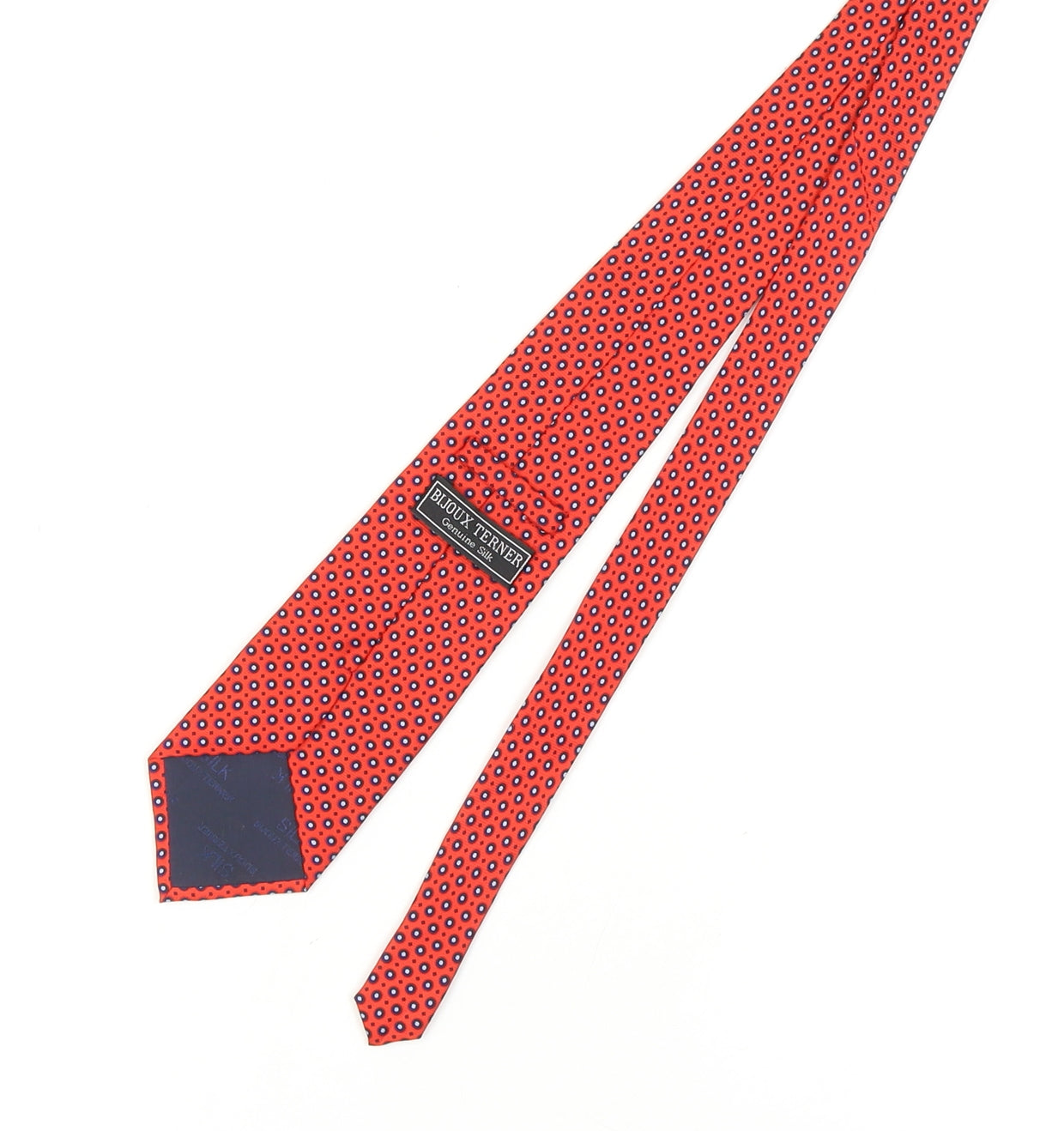 Bijoux Terner Men's Red Geometric Silk Tie