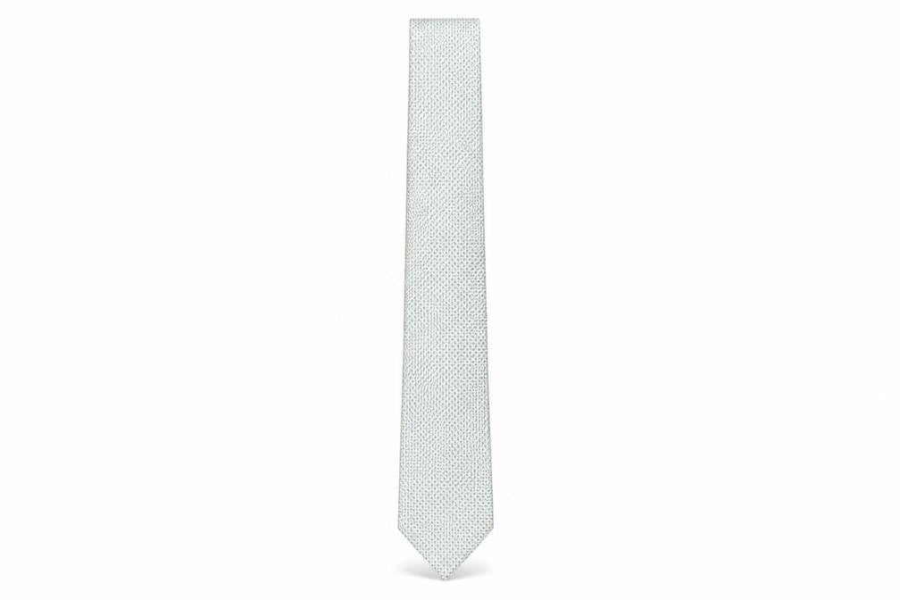 Jaeger Men's Blue Slim Geometric Silk Tie