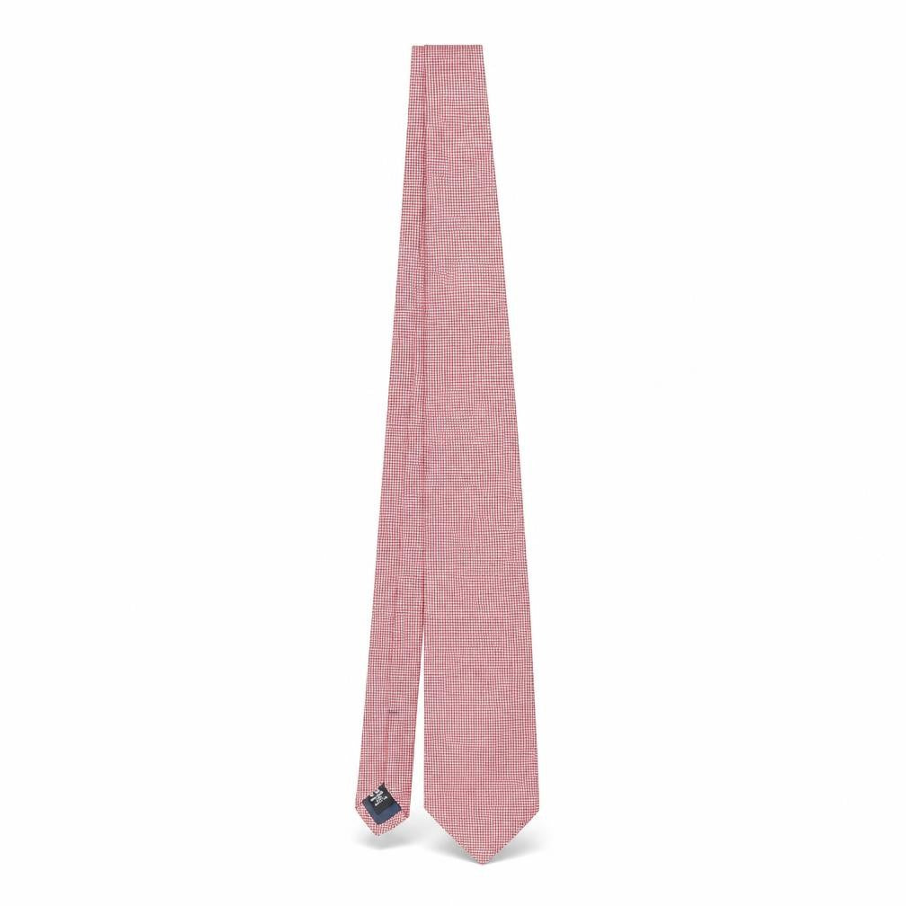 Hackett Men's Red Silk Geometric Tie