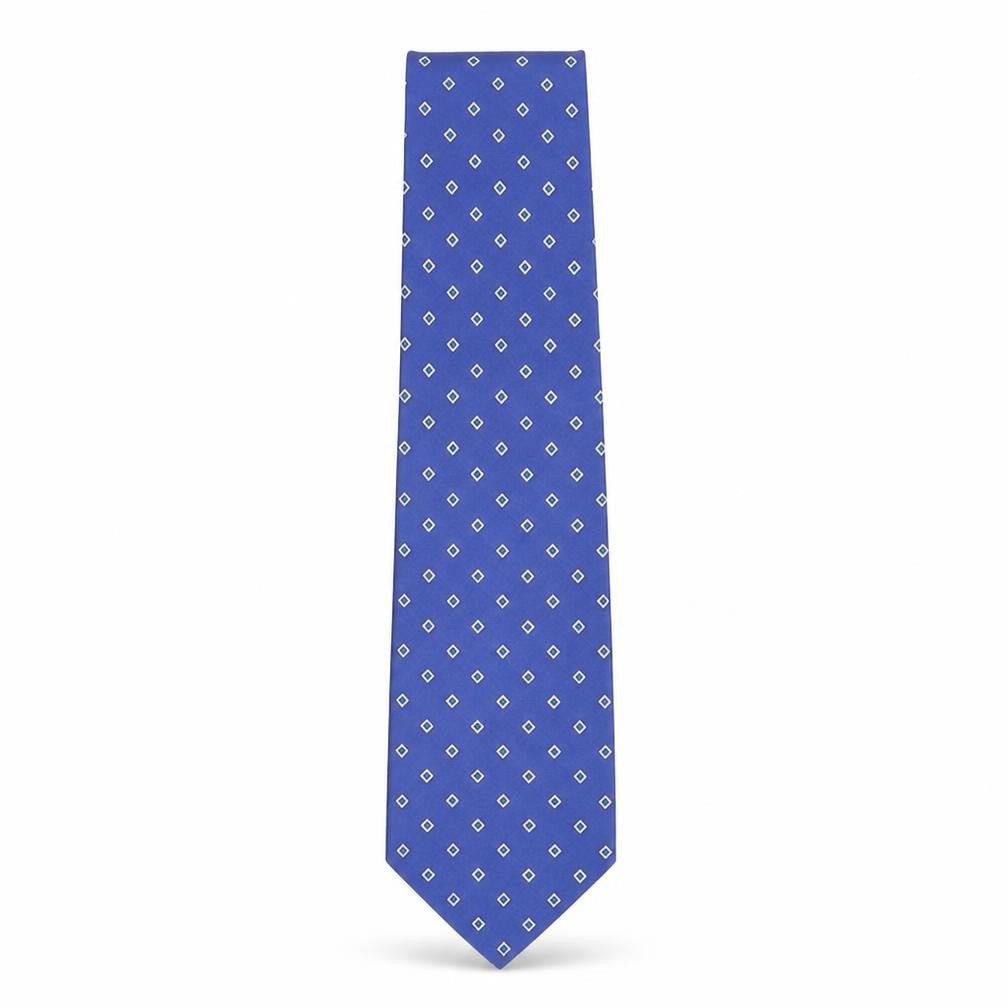 Venetto Collection Men's Blue Geometric Tie