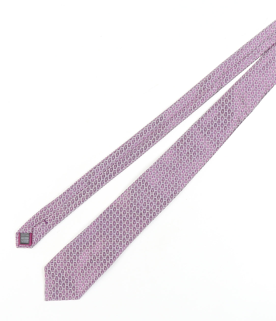Marks & Spencer Men's Purple Silk Slim Tie